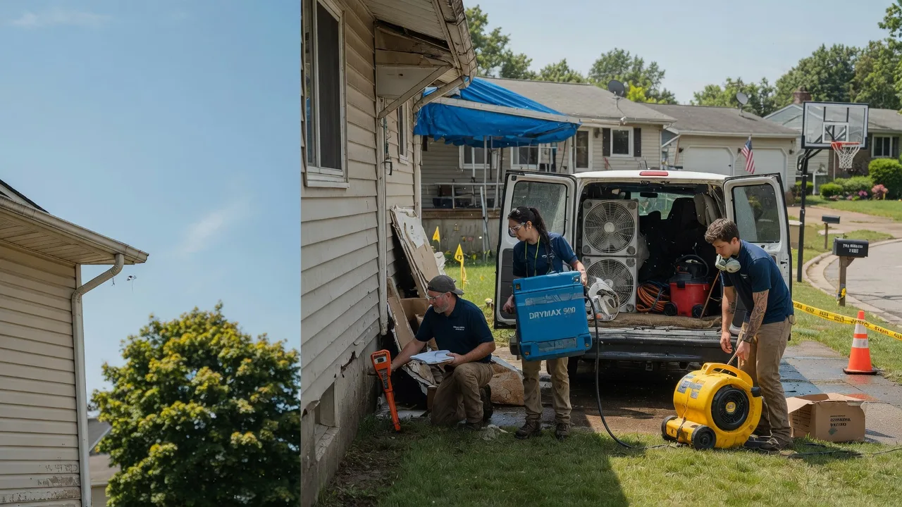 Ceiling Leak Cleanup in Berlin, OH near me