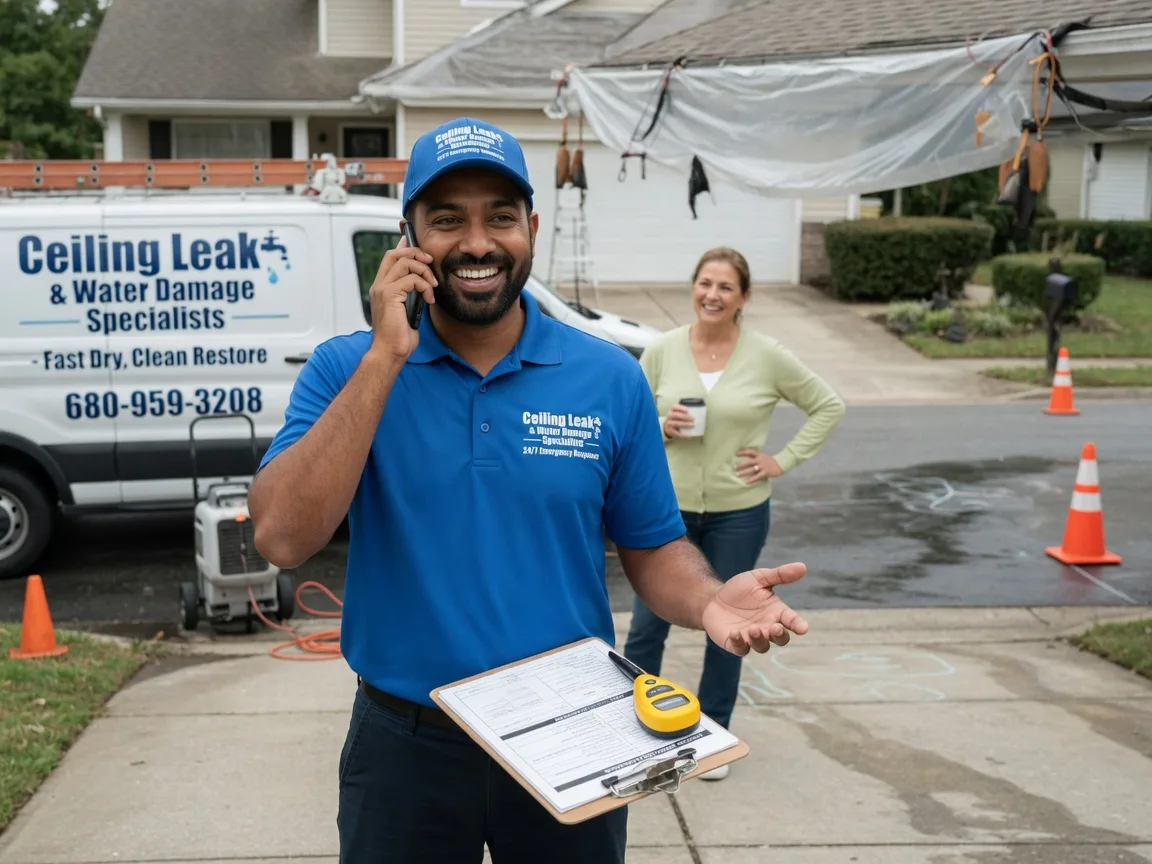 Ceiling Leak Cleanup Berlin, OH FAQs